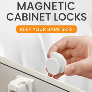 어린이 안전 캐비닛 도어 잠금 장치 자기 아기 숨겨진 안티 핀치 서랍 잠금 가정용 보호 자기 잠금 장치 위험 방지