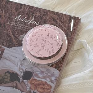 아이폰 16 15 14 13 12 Pro Max용 마그네틱 폰 홀더, 귀여운 플로럴 그립 스탠드 (여성용 팝소켓 스타일 폰 거치대)