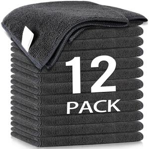 극세사 클리닝 천, 보풀 없는 극세사 클리닝 타월, 재사용 가능한 흡수성 클리닝 타월 (자동차 유리창용)