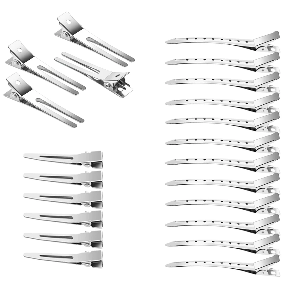 10/20/30PCS 전문 숙녀 살롱 고정 머리 구부러지지 않는 헤어 핀 컬 헤어 클립 메이크업 주름 없음 헤어 클립 헤어 스타일링 스타일링