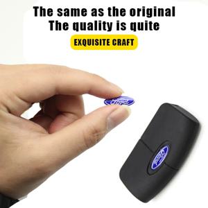 21mm 자동차 리모컨 키 엠블럼 로고 스티커 장식 데칼 (포드 ST 포커스 2 3 몬데오 피에스타 쿠가 MK2 MK3 MK4 에코스포츠 퓨전 용)