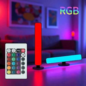RGB 픽업 라이트 음악 리듬 조명 업그레이드된 USB 충전식 모델 크리스마스 장식 데스크탑 RGB 라이트 바 음악 리듬