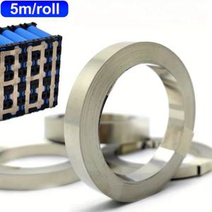 리튬 배터리 용접용 5M/롤 니켈 스트립 18650 26650 배터리 팩 스폿 용접기용 16피트 니켈 탭