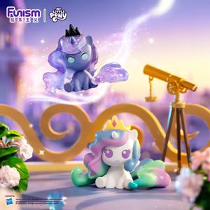 FUNISM 오리지널 정품 내 작은 조랑말 우정은 마법 시리즈 마법의 병 블라인드 박스 귀여운 곡물 인형 장식 장난감 선물입니다