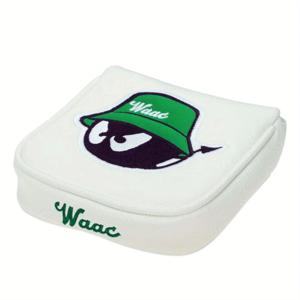 2025 여름 골프 클럽 커버 자수 로고 화이트 그린 내구성 있는 원단 클럽 보호 스타일 골프 퍼터 커버