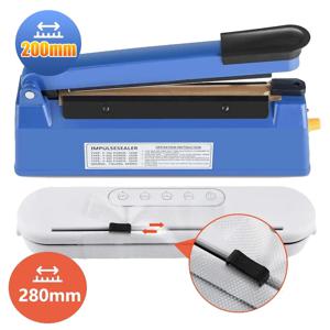280/200mm 110/220V 열 밀봉기 가정용 임펄스 진공 및 파워 흡입 식품 고기 플라스틱 백 실러 주방 과일 보관
