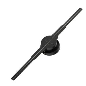 42cm 3D 홀로그램 팬 WIFI 리모컨 맞춤형 아이콘 DIY 비디오 로고 LED 네온 라이트 회전 디스플레이 광고 3D 홀로그램 프로젝터