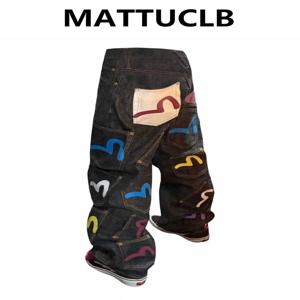 여성용 헐렁한 카고 청바지 아비 Y2k 일본 스트리트웨어 힙합 고블린 코어 사이버 펑크 데님 팬츠 그런지 디자이너 하라주쿠 카우보이