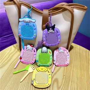 헬로키티 귀여운 만화 애니메이션 주변기기 장난감 미로 스트레스 해소 힐링 자석 흡착 스틸볼 그래피티 키체인