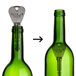 2 Pcs 새로운 마술 트릭 장난감 접는 키 병 또는 반지 침투 마술 트릭 소품 마술 농담 장난감 재생하기 쉬운