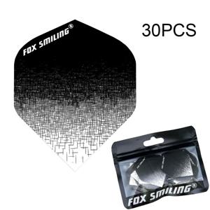 폭스 스마일 30PCS 다트 비행 PET 전문 다트 액세서리 Dardos 깃털 잎 다트판 게임