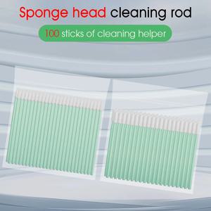 100PCS 섬유 청소 막대 광섬유 청소 스틱 1.25mm/2.5mm LC/SC/FC/ST 커넥터용 광섬유 면봉 FTTH 도구