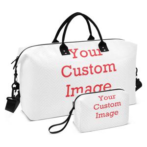 여성용 위켄더 백, 커스텀 이미지 대형 오버나이트 백, 스포츠 여행 더플 백, 여행 비즈니스 체육관용 수하물 가방