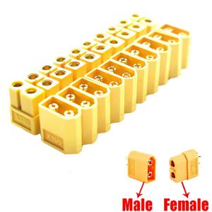 10PCS XT90 XT-90 XT60 XT-60 XT30 XT-30 T 플러그 남성 여성 총알 커넥터 RC Lipo 배터리 Quadcopter 용 플러그