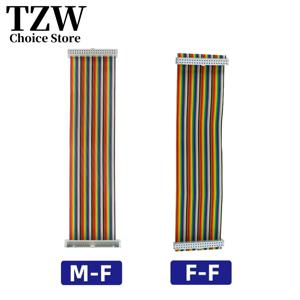 라즈베리 파이 GPIO 케이블 수-암 또는 암-암 익스텐션 케이블 어댑터, 오렌지 파이 라즈베리 파이 5 4B 3B + 3B 용, 40 핀