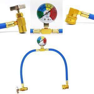R134A 에어컨 가스 쿨러 측정 게이지 자동차 냉매 충전 파이프 자동차 자동차 용 AC 충전 호스