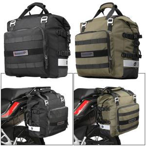 퀵릴리즈 오토바이 새들 가방, 탈착식 방수 내부 가방, 범용 오토바이 사이드 백, 여행 수하물 팩 패니어