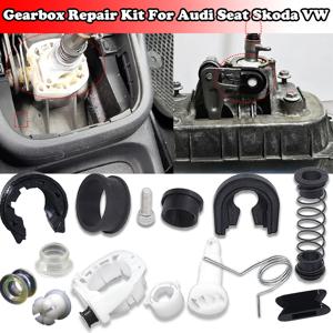 VW Audi Seat Skoda MT Trans Shifter 용 기어 박스 수리 키트 첫 번째 기어 게터 리버스 레버 변경 셀렉터 링키지 부시 스프링