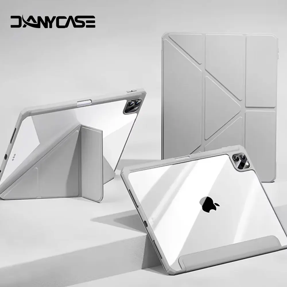2026 아이패드 A16 케이스 11세대 10세대 Air11/13 M2 M3 M4 Pro11/13 M4 M5 Air4 5 Pro11/12.9 10.2 7/8/9/10세대 아크릴 투명 Y자형 스탠드
