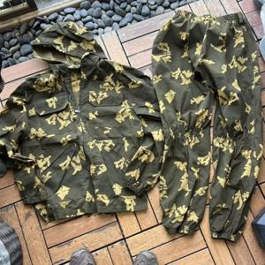 러시아 노란색 꽃 위장 유니폼 남자 여름 얇은 양복