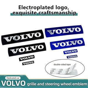 볼보 XC60 XC90 S60L 용 금속 자동차 전면 그릴 엠블럼 로고/스티어링 휠 에어백 배지 스티커 ﻿   S80L S60 S80 V60 C70 S40 C30
