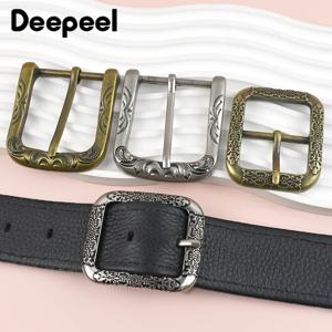 1/2개 딥필 35/40mm 빈티지 메탈 가방 벨트 버클 엔틱 황동 실버 가죽 조절 핀 클래스프 DIY 웨빙 스트랩 장식 훅