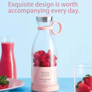 USB RechargMilkshakes, 야외 사용을 갖춘 1pc 휴대용 무선 전기 주서기 블렌더