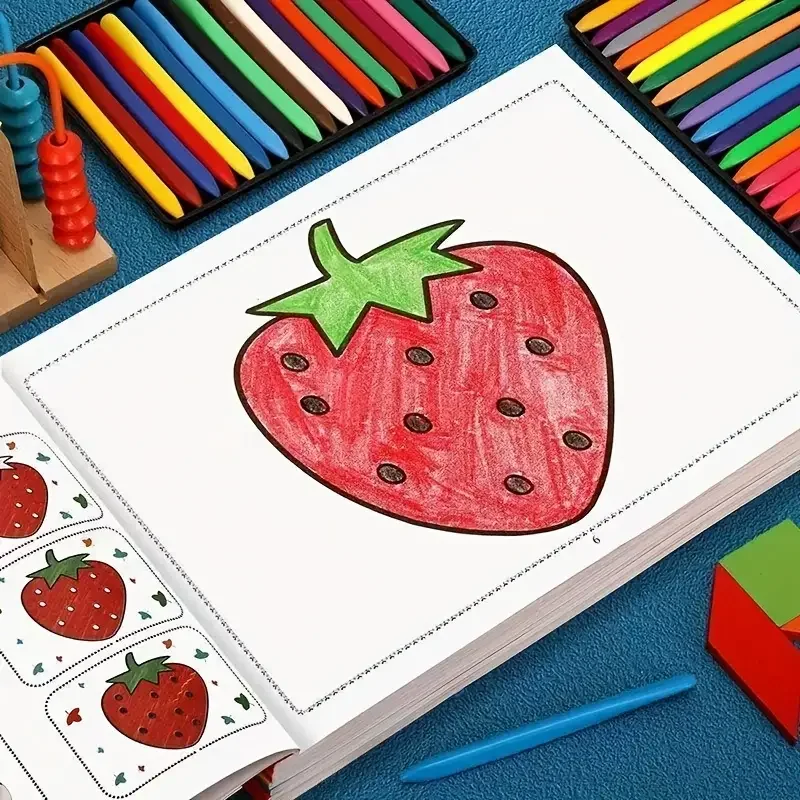 32페이지 어린이 색칠하기 책 - 재미있는 낙서 및 그림 활동 |   생일 및 명절을 위한 교육 선물 |   중국어 버전