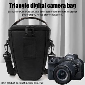 카메라 DSLR 소프트 가방 방수 카메라 가방 캐논 니콘 소니 SLR 나일론 사진 카메라 슬링 가방 어깨 크로스 디지털 케이스