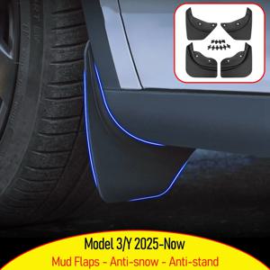 TESMAYX 테슬라 모델 Y 주니퍼 모델 3 2025 2026 머드 플랩 스플래시 가드 차량 보호 머드플랩 보호 액세서리