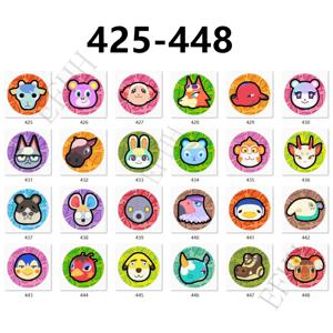 425 ~ 448 ACNH NTAG215 라운드 카드 코인 컬렉션 NFC 인쇄 카드 NS 게임 시리즈 5 Ntag215 칩용