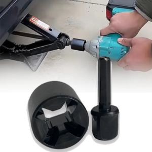 스틸 트레일러 잭 드릴 어댑터 전기 변환 키트 유니버설 핏 RV 캠퍼 보트 레벨링 빠른 리프팅 1500LB 용량