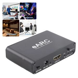 EARC ARC 사운드 익스트랙터 HD 멀티미디어 인터페이스 광학 3.5mm 출력 HD 멀티미디어 ARC 어댑터 HDTV 스피커 앰프용