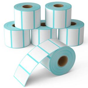 700개/롤 40*20/40*30/50*30mm 프린트 용품 열전사 라벨 스티커 종이 방수 슈퍼마켓 가격 빈 라벨 직접 인쇄