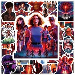 팩당 50 또는 60개, 인기 만화 그래피티 악마 스티커, 방수, 휴대폰, 여행 가방, 롤플레잉 소품용