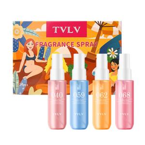 TVLV 디지털 향수 스프레이 세트 - 무알코올, 오래 지속되는, 가벼운 향기로 헤어와 바디에 사용 가능