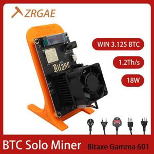 2026 최신 Bitaxe Gamma 601 솔로 마이너 1.2Th/s 18W BM1368 Asic 칩 전원 공급 장치가 있는 강력한 오픈 소스 비트코인 ​​마이너