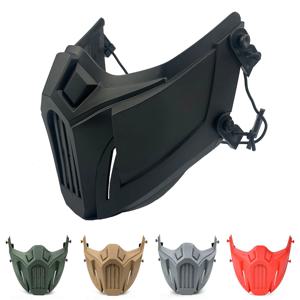 전술 반 얼굴 보호 마스크 야외 전투 Cs Wargame 커버 장비 통기성 코스프레 해골 커버 페인트 볼 마스크