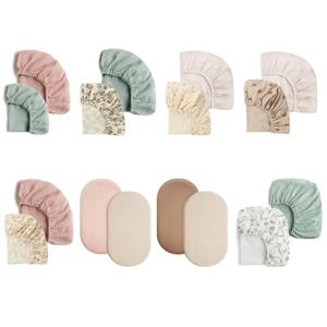 2개/세트 아기 장착 시트 면 통기성 및 부드러운 유모차 시트 탈부착 가능