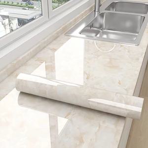 Pvc 대리석 주방 방수 필름 스토브 방수 자체 접착 벽지 수조 캐비닛 혁신 타일 벽 스티커