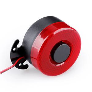 DC 12V-24V 105dB 비프 리버스 경고음 에어 혼 경고 사이렌 6가지 사운드 신호 백업 알람 레드 LED 포함 자동차 보트 트럭용