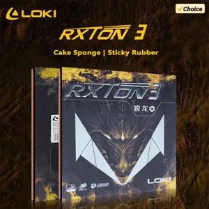 기존 LOKI RXTON 3 끈적 탁구 고무 탁구 고무 스폰지 테이블 테니스 케이크 스폰지 탁구 액세서리
