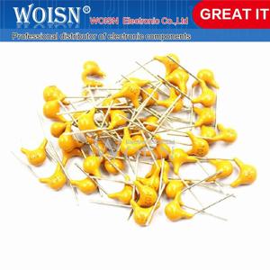 모노리식 캐패시터 스크린 인쇄, 106 (10UF) 간격 5.08mm, 50PCs