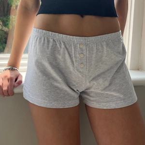 여성용 Y2K 파자마 반바지, 로우 웨이스트 스트라이프 복서 반바지, 귀여운 라운지 플로럴 Pj 반바지, 편안한 수면 반바지, 스트리트웨어