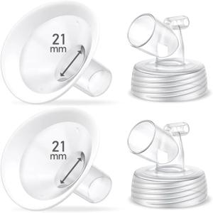 Spectra S2 Spectra S1 9 Plus 유축기 액세서리용 소프트 림 실드 및 와이드 입 베이스 커넥터 펌프 부품 업데이트