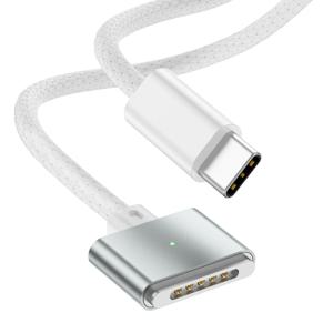 USB Type-C to Magsafe 3 자기 충전기 코드 노트북 충전 케이블 변환기 PD 140W for MacBook Air/Pro A2442 A2485 A2681