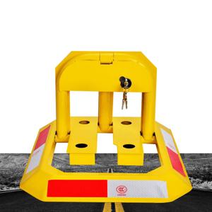 팔각형 강철 자동차 주차 차단기 자동차 주차 장벽 수동 주차 잠금 볼라드 포스트 지상 잠금 장치 두꺼운 충돌 방지