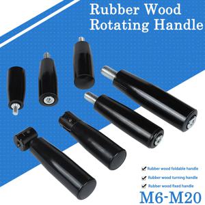1-10Pcs M6 -M20 회전/고정/접이식 핸드 휠 나사 핸들 검정색 베이클라이트 그립 손잡이 밀링 머신 도구 선반 Grindin