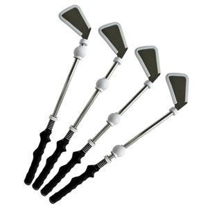 리트랙터블 골프 스윙 트레이닝 도구, 리듬 클릭 사운드 워밍업 골프 스윙 트레이너, 골프 그립 트레이너 부착물 - 강도 및 템포