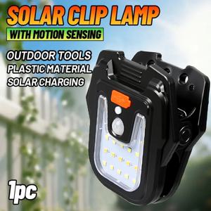 충전식 LED 태양광 정원등 클립 포함 4가지 조명 모드 IP65 방수 센서 램프 마당 정원 울타리 벽 캠핑용